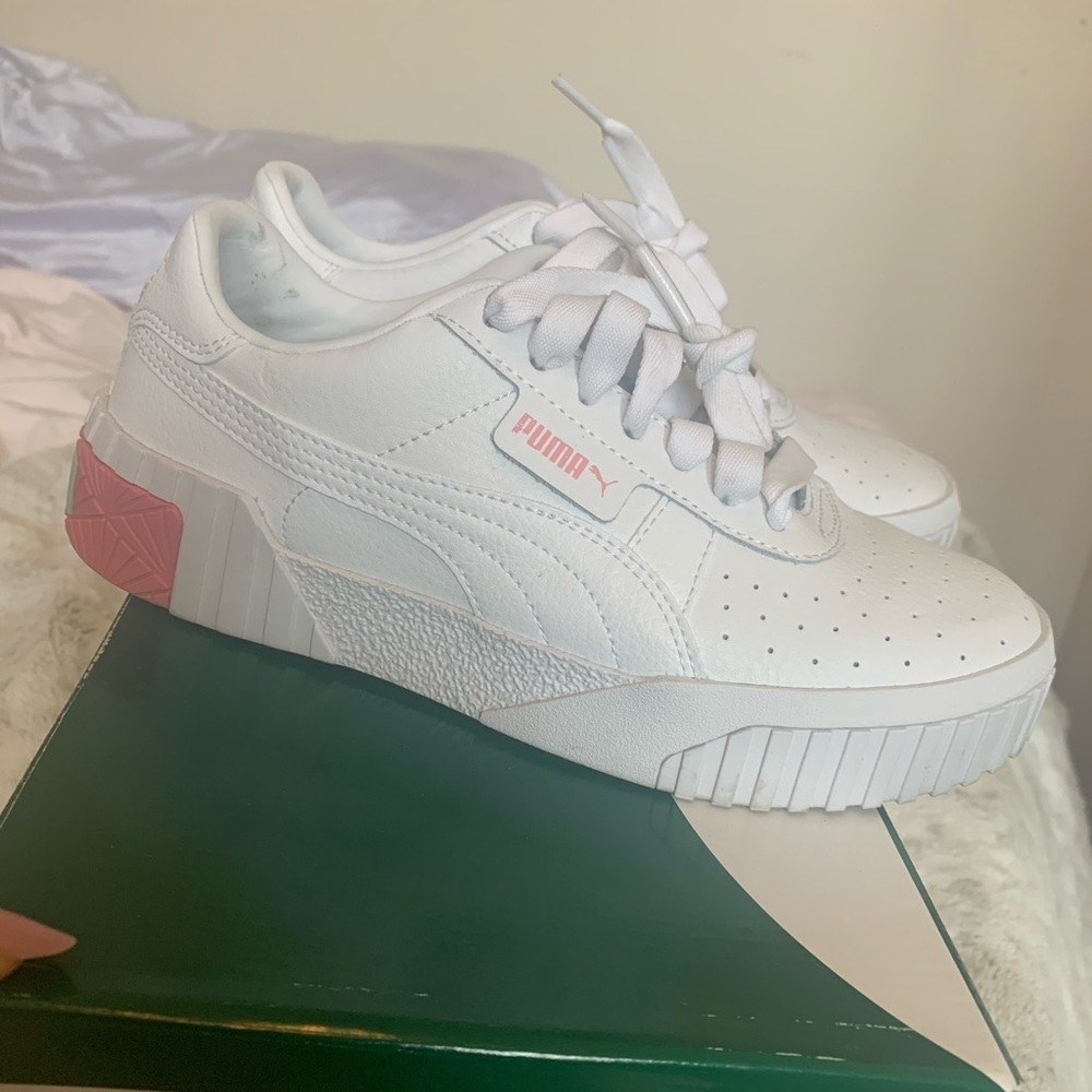 Puma Cali white sneakers (brand new)